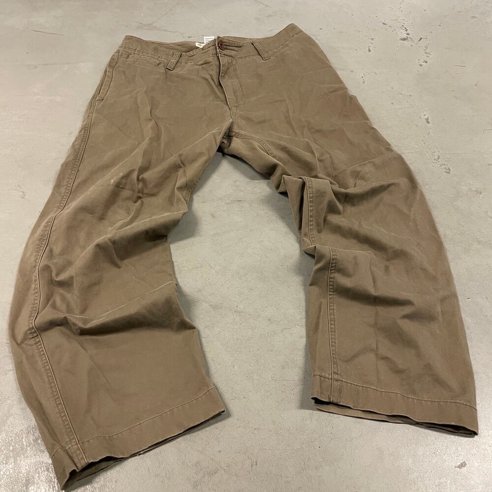 vintage 90s brown baggy gap dress pants 34x30